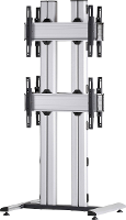 VCM Morgenthaler MOBIL E (2X1) D 2x1: back to back Videowall standvoet 106,7 cm (42)   139,7 cm (55) In hoogte verstelbaar, Kantelbaar
