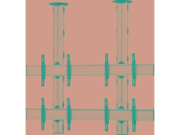 VCM Morgenthaler TA (2X2) 2x2 Videowall plafondhouder 106,7 cm (42)   139,7 cm (55) In hoogte verstelbaar, Kantelbaar
