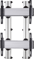 VCM Morgenthaler WALL E (2X1) 2x1 Videowall wandhouder 106,7 cm (42)   139,7 cm (55) In hoogte verstelbaar, Kantelbaar