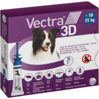 Vectra 3D M Spot on hond 10   25 kg (3 pipetten) 3 pipetten