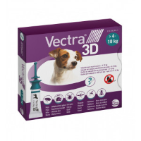 Vectra 3D S Spot on hond 4   10 kg (3 pipetten) 3 pipetten