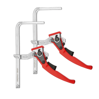 VEIKO 2 STUKS Gelegeerd Staal Upgrade Quick Ratchet Track Saw Geleiderail Klem MFT Klem voor MFT Tafel en Geleiderail Sy