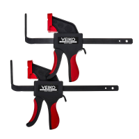 VEIKO 2 Stuks Set One Handed Quick Release Track Saw Klemmen voor MFT Tafel en Festool Track Saw Geleiderail Klemmen Hou