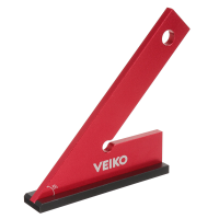 VEIKO Aluminium Verstek Vierkant met Basis 45 Graden Rechte Hoek Heerser Verstekhoek Hoek Heerser Houtbewerking Meetinst