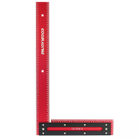 ENJOYWOOD 600mm Aluminium Legering Timmermans Vierkant Frame Vierkant Rechthoekige Liniaal voor Houtbewerking Vierkant I