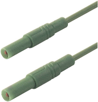 Veiligheidsmeetsnoer [banaanstekker 4 Mm   Banaanstekker 4 Mm] 0.25 M Groen Sks Hirschmann Mls Gg 25/2,5 Gn