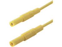 Veiligheidsmeetsnoer [banaanstekker 4 Mm   Banaanstekker 4 Mm] 0.5 M Geel Sks Hirschmann Mls Gg 50/1 Ge