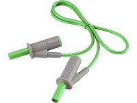 Zeer Flexibele Veiligheidsmeetsnoer [banaanstekker 4 Mm   Banaanstekker 4 Mm] 0.5 M Groen Msb 501 10 A