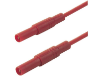 Veiligheidsmeetsnoer [banaanstekker 4 Mm   Banaanstekker 4 Mm] 0.5 M Rood Sks Hirschmann Mls Sil Gg 50/1