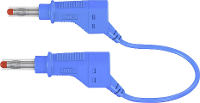 Veiligheidsmeetsnoer [banaanstekker 4 Mm   Banaanstekker 4 Mm] 1 M Blauw Stã¤ubli 66.9405 10023