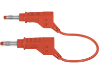 Veiligheidsmeetsnoer [banaanstekker 4 Mm   Banaanstekker 4 Mm] 1 M Rood Stã¤ubli 66.9405 10022