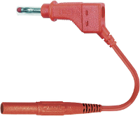 Veiligheidsmeetsnoer [banaanstekker 4 Mm   Banaanstekker 4 Mm] 1 M Zwart Stã¤ubli 66.9411 10021