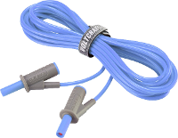 Veiligheidsmeetsnoer [banaanstekker 4 Mm   Banaanstekker 4 Mm] 5 M Blauw Voltcraft Msb 501