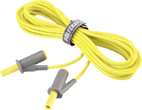 VOLTCRAFT MSB 501 Veiligheidsmeetsnoer Banaanstekker 4 mm Banaanstekker 4 mm 5.00 M Geel 1 stuk(s)