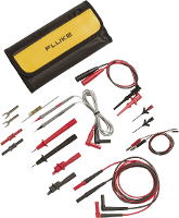 Veiligheidsmeetsnoerenset [banaanstekker 4 Mm, Testpunt   Banaanstekker 4 Mm] Rood, Zwart Fluke Tlk287
