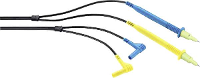 Gossen Metrawatt KS21 T Veiligheidsmeetsnoerenset [Testpunt   Stekker 4 mm] 200 cm Blauw, Geel, Zwart