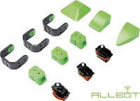 Velleman ALLBOTÂ® Option Bein mit 3 Servos VR013 Robot Bouwpakket, Module