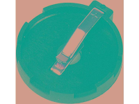 Velleman BH 002 Knoopcelhouder 1 CR2425, CR2430 Horizontaal, Doorsteekmontage THT (Ã x h) 27.68 Mm x 7.4 Mm
