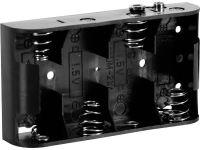 Velleman BH243B Batterijhouder 4x C (baby) Drukknopaansluiting (l x b x h) 106 x 59 x 22 mm