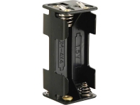 Velleman BH443D Batterijhouder Aantal cellen: 4 AAA (potlood) Soldeeraansluiting (l x b x h) 53 x 27 x 25 mm