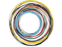 Velleman Pla175set6 Filamentpakket Pla Kunststof 1.75 Mm Zwart, Wit, Rood, Zilver, Geel, Lichtblauw