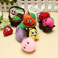 Velvet Lovely Funny Fruit Vegetable Finger Puppets Set For Kids