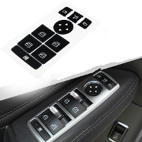 Vensterschakelknopreparatiestickers voor 2008 2014 Mercedes Benz W204 C300 C350
