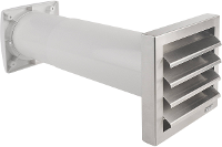 Ventilatiemuurdoorvoer Aeroboy (toe  en afvoer) Ã 150 mm Wallair N37814 Wit
