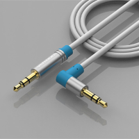 Vention 164ft Male To Male Jack 3.5Mm Elbow Audio Car Aux Cable 0.5M For Iphone Xiaomi Mp3 4