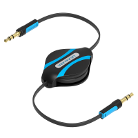Vention 1m Retractable 3.5Mm Jack To Jack Audio Cable Car Stereo Aux Cable For Iphone Car Headphone