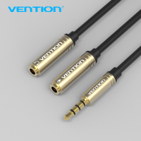 Vention 3.5 Mm Jack 0.98Ft Male To Female Mic Headphone Splitter Extension Audio Cable For Iphone
