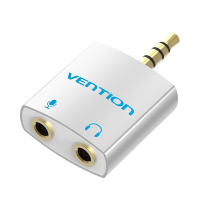 Vention 3.5Mm Audio Splitter Connector 1 Male To 2 Female Adapter For Headphone Pc Smartphone Mp3