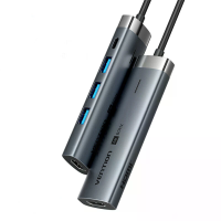 Vention 5 in 1 USB C dockingstation 4K@60Hz HD HUB met USB3.0 PD 100W Multiport USB Hub Adapter