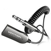 Vention Bluetooth AUX adapter Draadloze auto Bluetooth ontvanger USB naar 3,5 mm Audio muziek Mic Handsfree voor auto lu