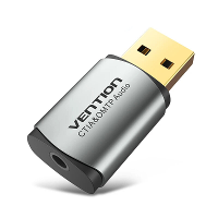 Vention CDLH0 USB Externe Geluidskaart 2 in 1 3.5Mm USB adapter Audio interface voor EarPods Oortelefoonkabel Computer U