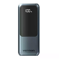 Vention FKOH0 22.5W 37Wh 10000mAh Slimme LED display Powerbank Met Lanyard kabel met 1 ingang & 2 uitgangen Ondersteunt