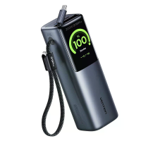 Vention FKV 200W 90Wh 25000mAh Slimme Display Powerbank met 2 USB C kabels Externe batterijvoeding met 3 ingangen & 4 ui