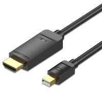 Vention HAHB Mini DP naar HDMI kabel Mini DP Male naar HDMI Male aansluitkabel 4K 30Hz Connector voor laptop Projector T