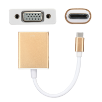 Usb3.1 Type C Usb C To Vga Female Cable Adapter Hub For 12