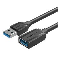 Vention VAS A45 USB Mannelijk naar Vrouwelijk Datakabel USB 3.0 Verlengsnoer 0.5M/1M/2M/5M Lang voor PS4 Slimme TV PC