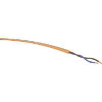 VER H07BQ F 2x 1,5 Ri. 50 Krachtoverbrenging H07BQ F 2 x 1.50 Mm² Oranje 50 m