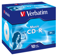 Verbatim 43365 CD R disc 10 stuk(s) Jewelcase