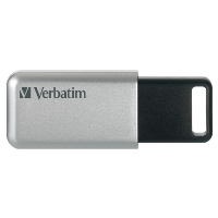 Verbatim Secure Pro USB stick 32 GB Zilver zwart 98665 USB A 3.2 Gen 1