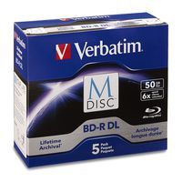 Verbatim 98923 M Disc Blu Ray 50 Gb 5 Stuks Jewelcase