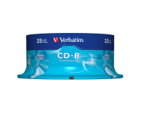 Verbatim 43432 CD R 80 disc 700 MB 25 stuks Spindel