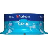 Verbatim CD R 700 MB blanco cd\u0027s 52x, 25 stuks