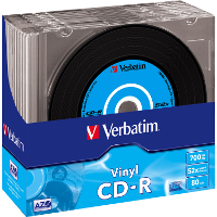 Verbatim CD R 700 MB Vinyl blanco cd's