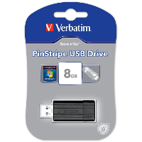 Verbatim PinStripe USB Drive 8 GB usb stick