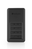 Verbatim Store n Go Secure Portable SSD 256 GB Externe SSD harde schijf USB A 3.2 Gen 2 Zwart 53402
