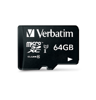 Verbatim Tablet microSDXC kaart 64 GB Class 10, UHS I Incl. USB kaartlezer